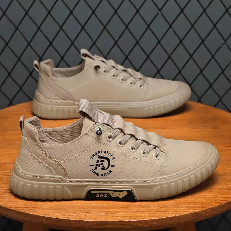 Men's Casual Shoes Trend Breathable Umbrella Men DealSniper.net Khaki 39
