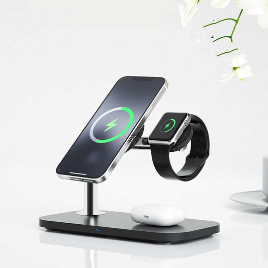 Cross-border Three-in-one Magnetic Wireless Charger