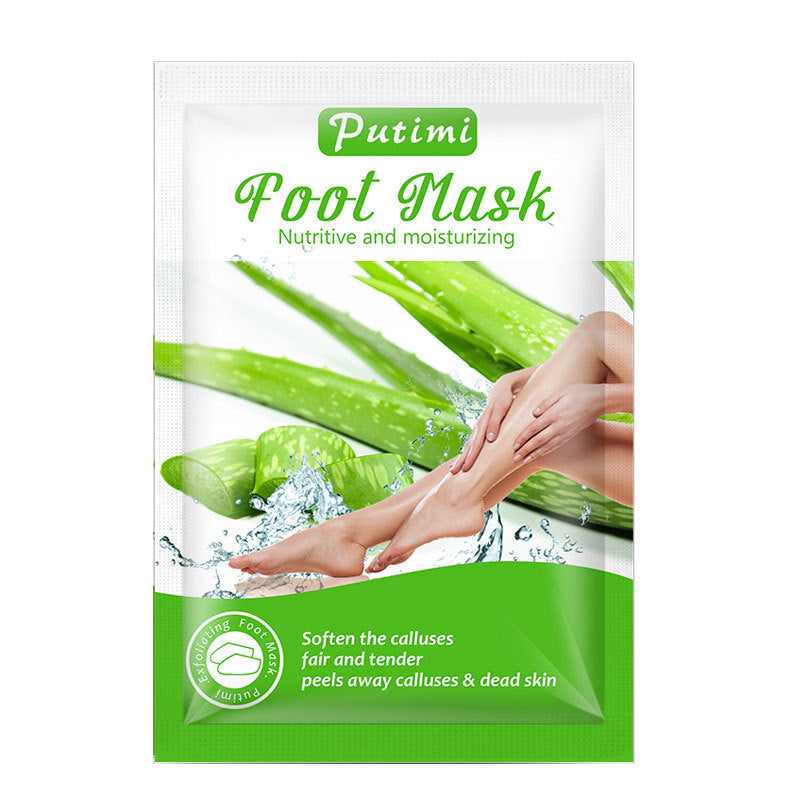 New Exfoliating Foot Mask Foot SPA Pedicure Socks Beauty dealsniper-net PUTIMI Aloe Foot Mask