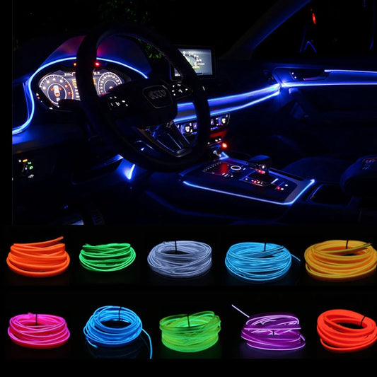 Car Led Decoration Cold Light Interior Modification Strip Vehicle Gym From House