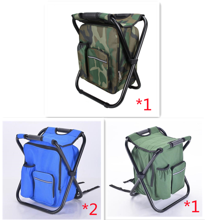 Multifunction Outdoor Folding Chair Ice Cooler Picnic Bags Camping