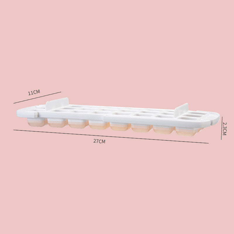 Ice Cube Tray With Storage Box Quick Demould Ice Cube Moulds Deals DealSniper.net Pink Upholstered