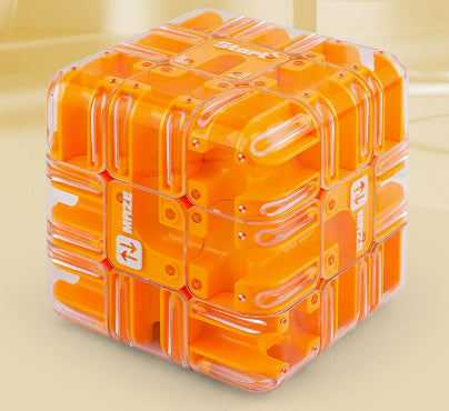 Bead Maze Rubik's Cube Logic Thinking Children's Toy Kids Gym From House Orange