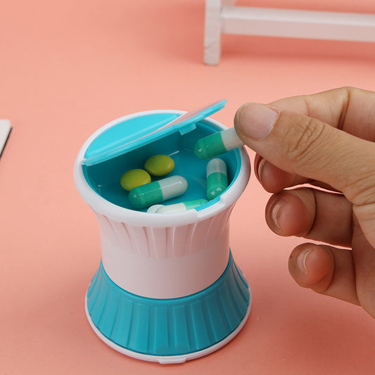 New Multifunctional Grinder Portable Pill Case Kitchen Gym From House
