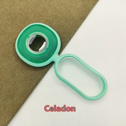 Beer Bottle Opener Three In One Multifunction Silicone Bottle Opener Kitchen Gym From House Celadon Color