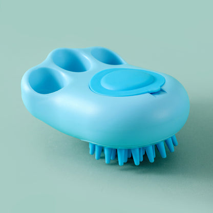 Durable Cat Paw Bath Brush Fine Foaming Labor-saving Pets dealsniper-net Blue