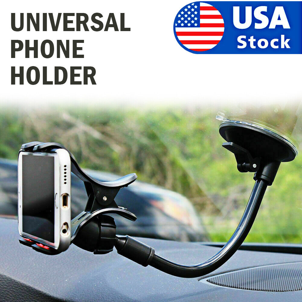 360 Car Rearview Mirror Rotation Adjustable Phone Holder Mount Multifunction