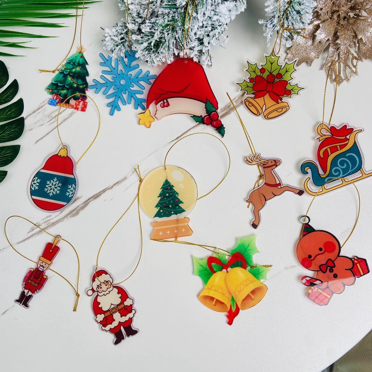 Christmas Decor Car Pendant Hanging Ornament Home Decoration Interior Decoration Pendant Holidays dealsniper-net