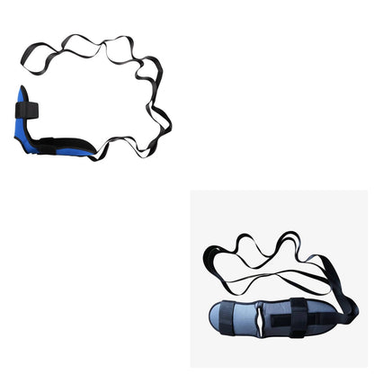 Fitness Yoga Ligament Stretching Belt Foot Rehabilitation Strap Sports Gym From House Blue and Grey 1Set