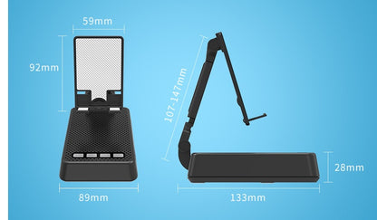 Mobile Phone Smart Broadcaster Stand Wireless Bluetooth Speaker Electronics dealsniper-net