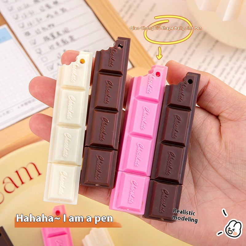 Creative Chocolate Ballpoint Pen Cartoon Gadgets dealsniper-net