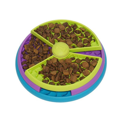 Slow Food Bowl Anti Choking Cat Bowl Dog Basin Puzzle Feeder Pets DealSniper.net feeder