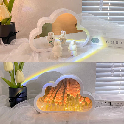 Tulip Night Lamp Material Cloud Tulips Night Lamp Decorative Gifts