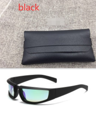 Fashion New Personality Cycling Sports Trend Sunglasses Men Gym From House Sand black mercury C2 With glasses bag