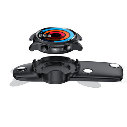 Oxygen ECG Temperature Blood Pressure Heart Rate Monitoring Laser Smart Watch Electronics DealSniper.net Airbag accessories E400