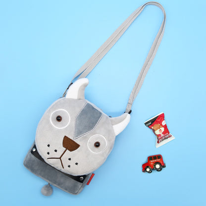 Cute Cartoon Children's Crossbody Bag Kids DealSniper.net Bulldog