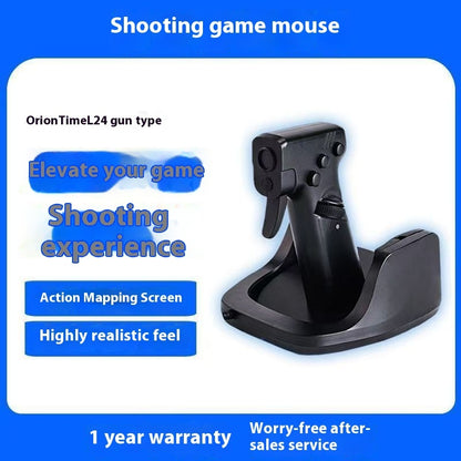 Shooting Game Mouse Gun Type Vertical Handle Grip Trigger Electronics DealSniper.net