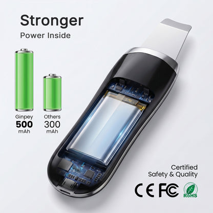 Electric Ultrasonic Skin Scrubber Face Spatula Home Ultrasonic Skin Scrubber Beauty Gym From House