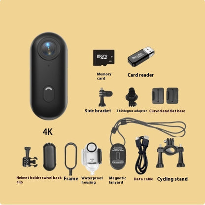 Outdoor Sports Camera In Helmet Motorcycle Bike Sport Sports DealSniper.net Black 4K 32G
