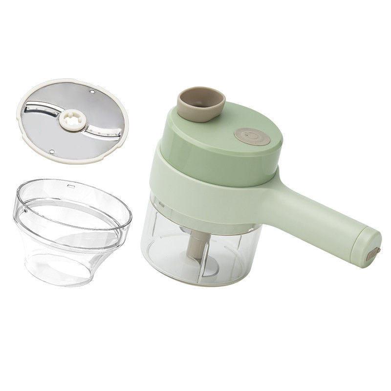 Household Multifunctional Wireless Electric Garlic Masher Kitchen DealSniper.net Food Blender Slicer Combo