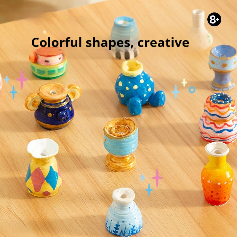 Children's Potter's Wheel Electric Clay Turntable Handmade Diy Toy Kids DealSniper.net