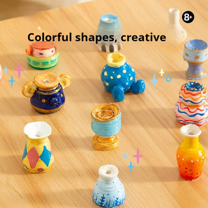 Children's Potter's Wheel Electric Clay Turntable Handmade Diy Toy Kids DealSniper.net