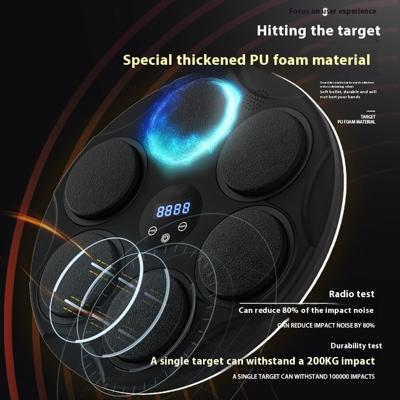 Smart Bluetooth Music Boxing Target Fitness Training Aid Sports Gym From House