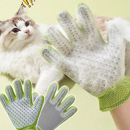 Pet Bath Cat Petting Gloves Double-sided Floating Hair Comb Pets Gym From House