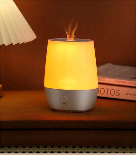Creative New Flame Humidifier Aromatherapy Mini Simulation House Gym From House