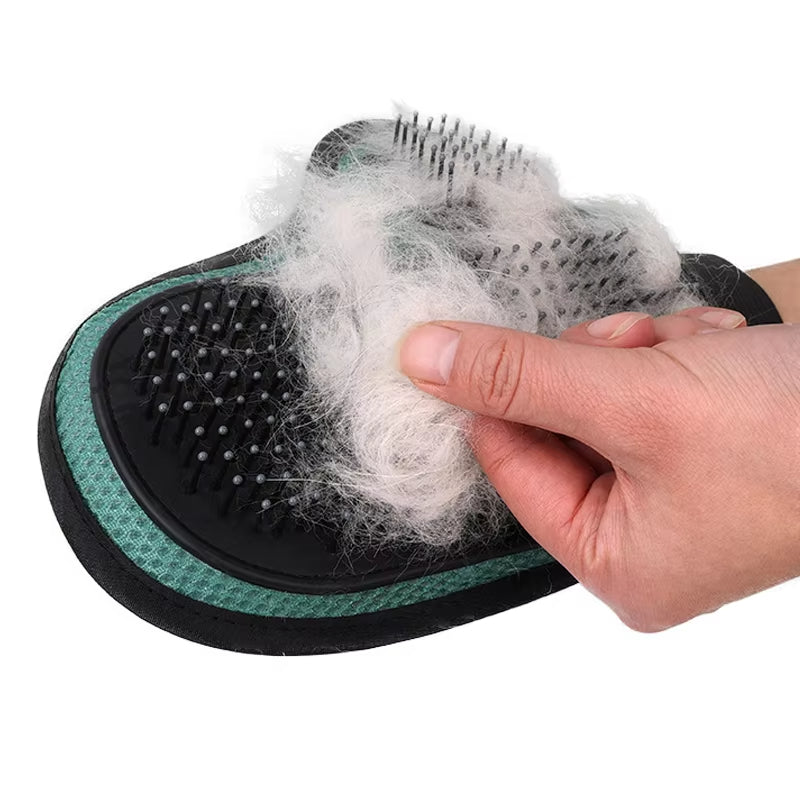 Cat Hair Removal Glove Pet Supplies Bath Massage Jerking Gloves Pets Gym From House