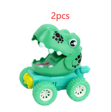 Dinosaur Push Car Sliding Animal Toy Car Kids dealsniper-net E 2PCS