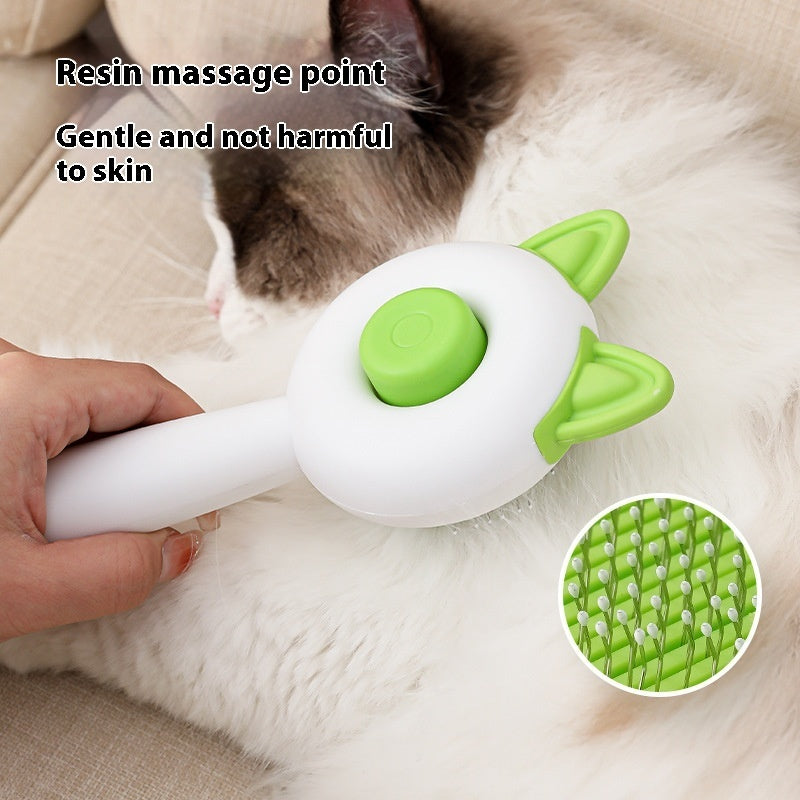 Pet Dog Brush Cat Comb Self Cleaning Pet Hair Remover Brush Pets Gym From House