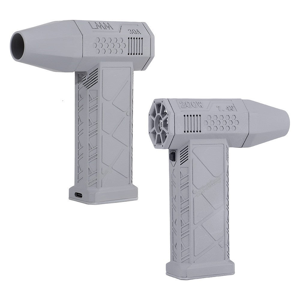 Mini Turbo Violent Fan Dust Blowing Gun House DealSniper.net 4000amh Gray