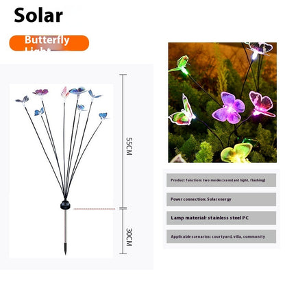 Solar Firefly Villa Outdoor Waterproof Garden Lamp Garden dealsniper-net Style10