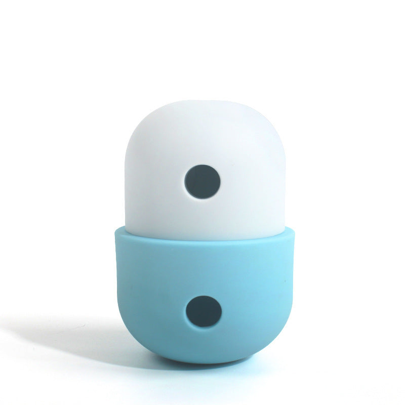 New 2 In 1 Pet Toys Products Dog Leakage Toy Ball Pets DealSniper.net White with blue