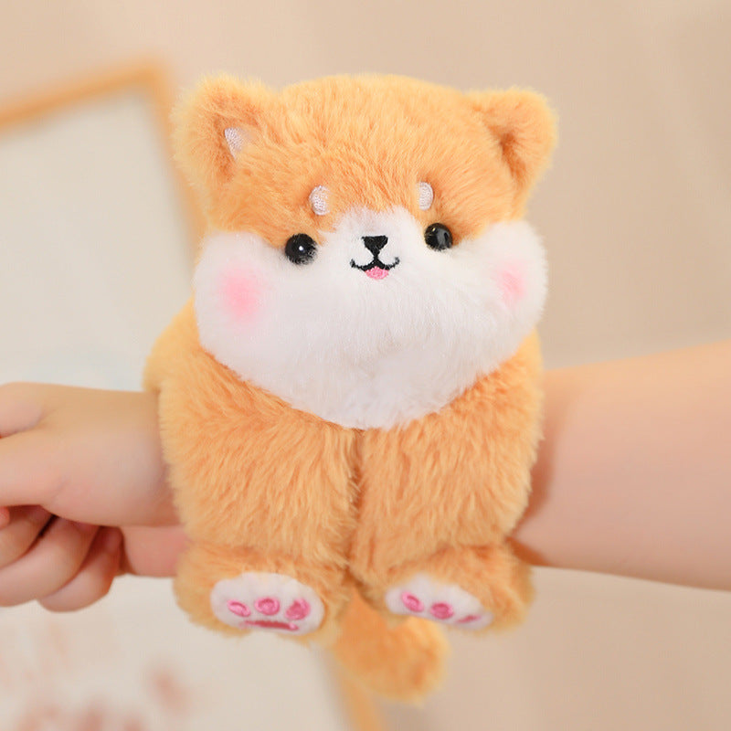 Cartoon Creative Snap Loop Plush Toys Kids DealSniper.net Powder blusher Chaigou 25cm
