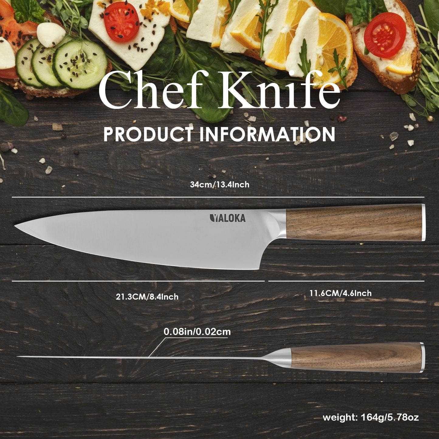 Chef Knife - 8-Inch Professional Japanese Kitchen Knife Kitchen dealsniper-net