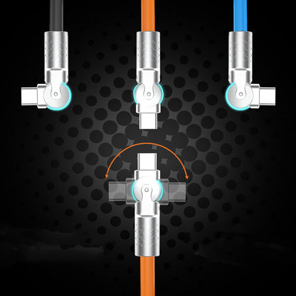 Rotating Type C Data Cable Super Fast Charging Electronics Gym From House