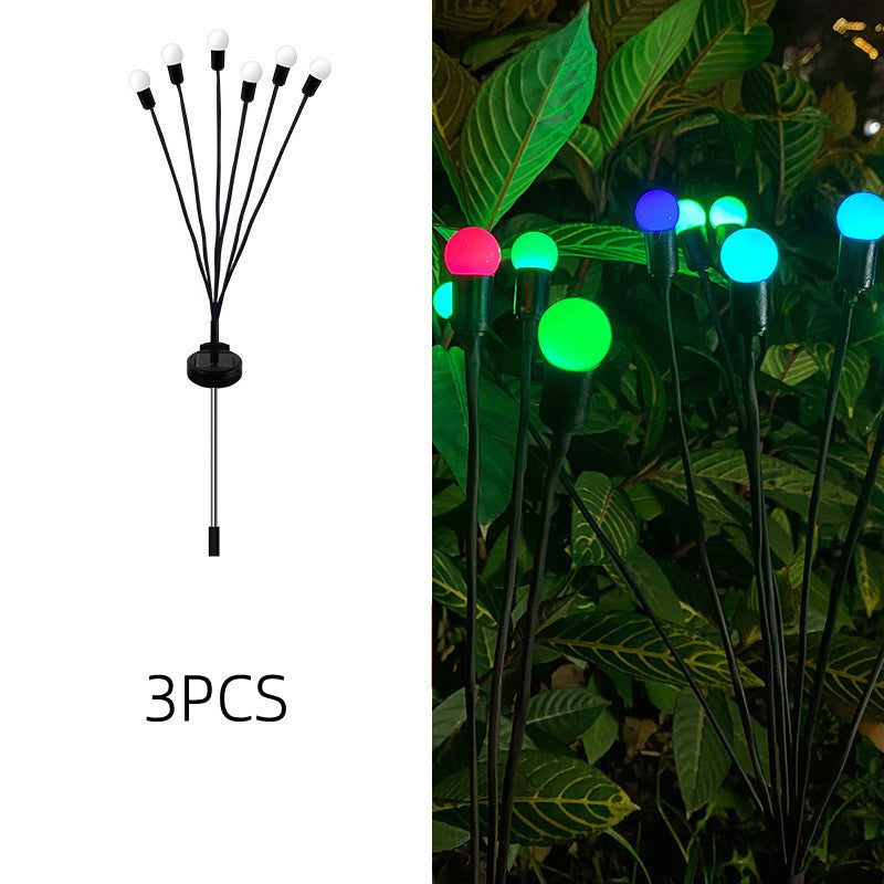 Simulation Firefly Solar Light Outdoor Garden Decoration Lawn Garden dealsniper-net 6solar IPL 3PCS