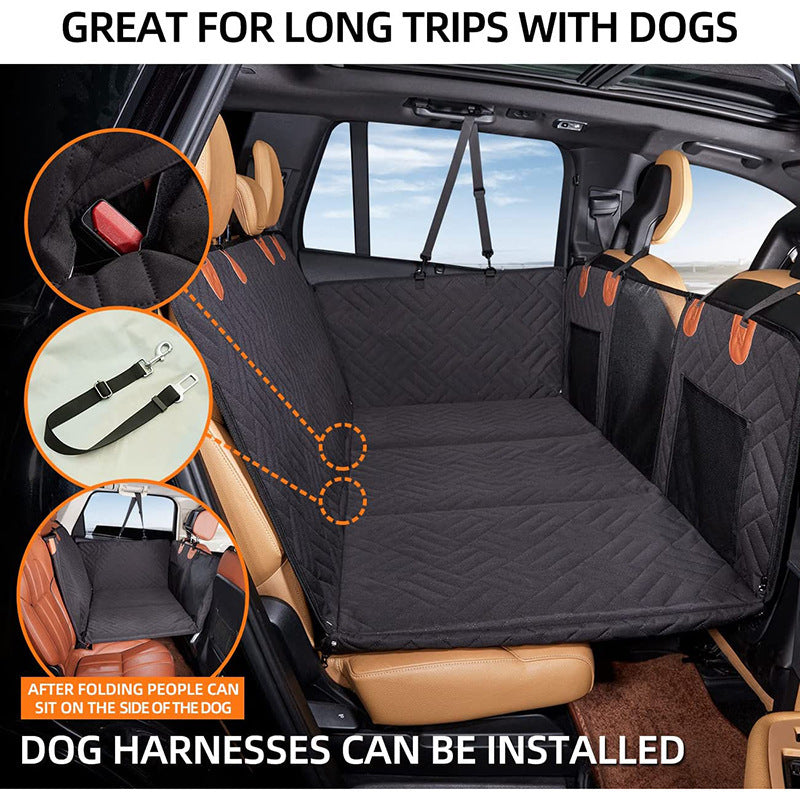 Car Dog Bed Waterproof And Hard-wearing Car Cushions For Pets Vehicle DealSniper.net