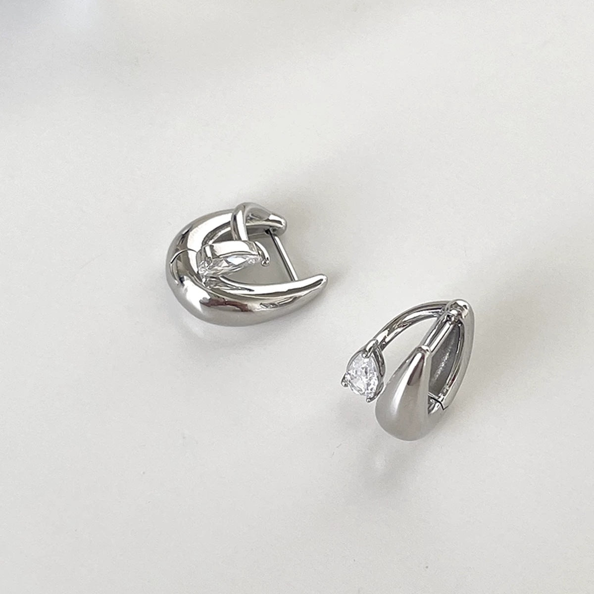 Women Teardrop U Shaped Ear Cuff Earrings Minimalist Jewelry Gym From House Style 1 1 Pair