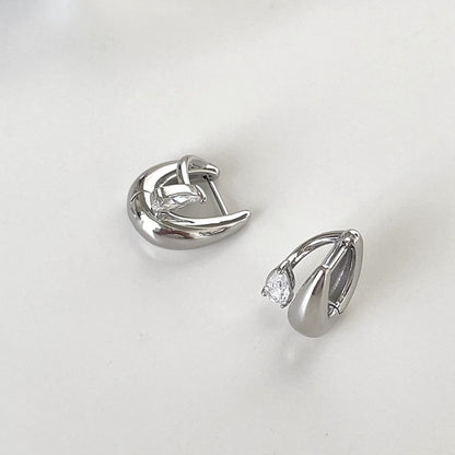 Women Teardrop U Shaped Ear Cuff Earrings Minimalist Jewelry Gym From House Style 1 1 Pair