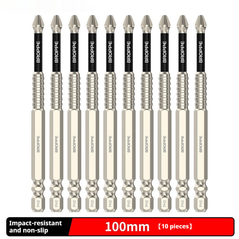 Cross Bit Strong Magnetic Electric Hand Drill Screwdriver Tools DealSniper.net 100mmxPH2 10PCS 100mm 635mm
