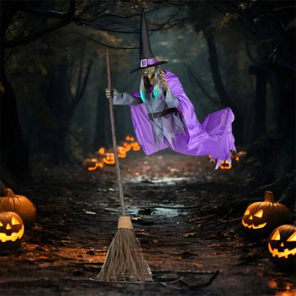 Halloween Flying Witch Decoration Halloween Ghost Outdoor Holidays dealsniper-net