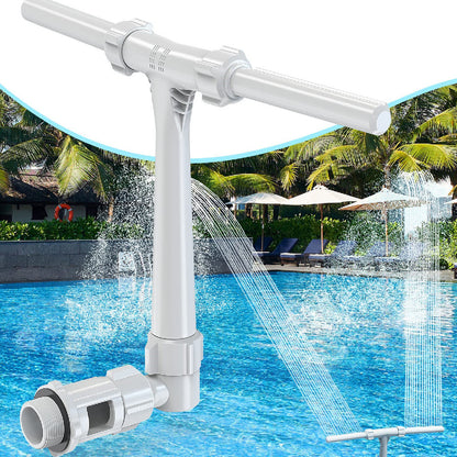 Swimming Pool Double-headed Fountain Garden DealSniper.net