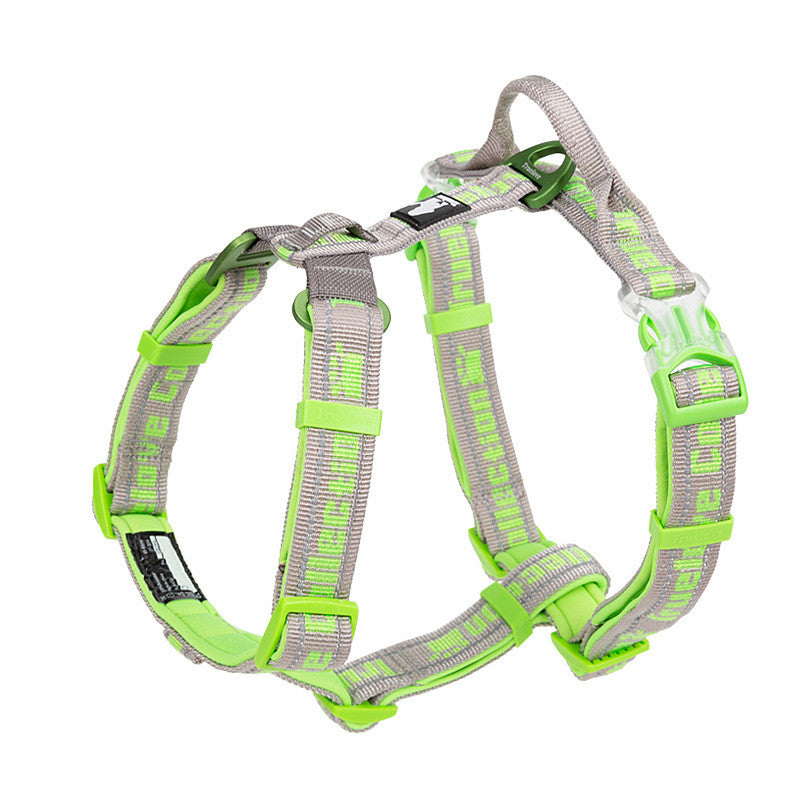 Dog Breast Strap Pet Products Leash Pets DealSniper.net Green L