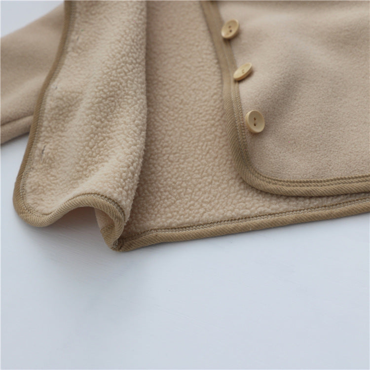 Baby Clothing Fur Lining Infant Suit Hoodies Coat Kids DealSniper.net