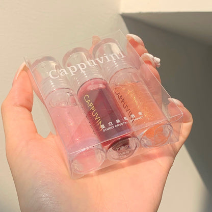 Three Per Package Transparent Water Light Lip Gloss Beauty DealSniper.net