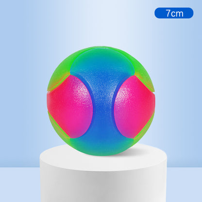 Small Dog Pet Training Interactive Luminous Elastic Ball Pets Gym From House 7cm Frosted
