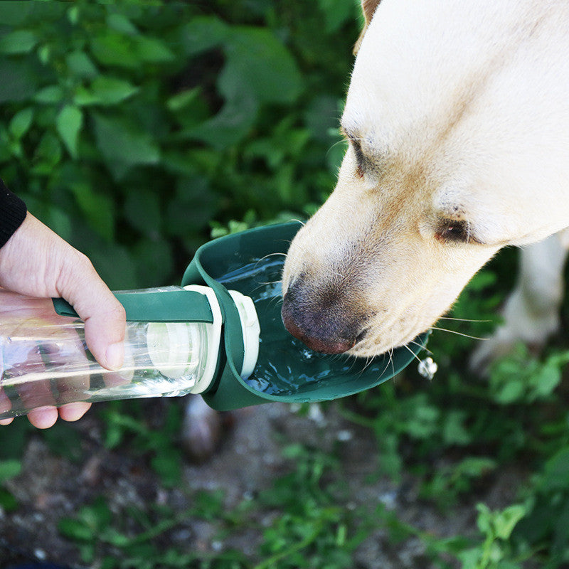 2 In 1 Multifunction Pet Dog Water Bottle Silicone Pets dealsniper-net